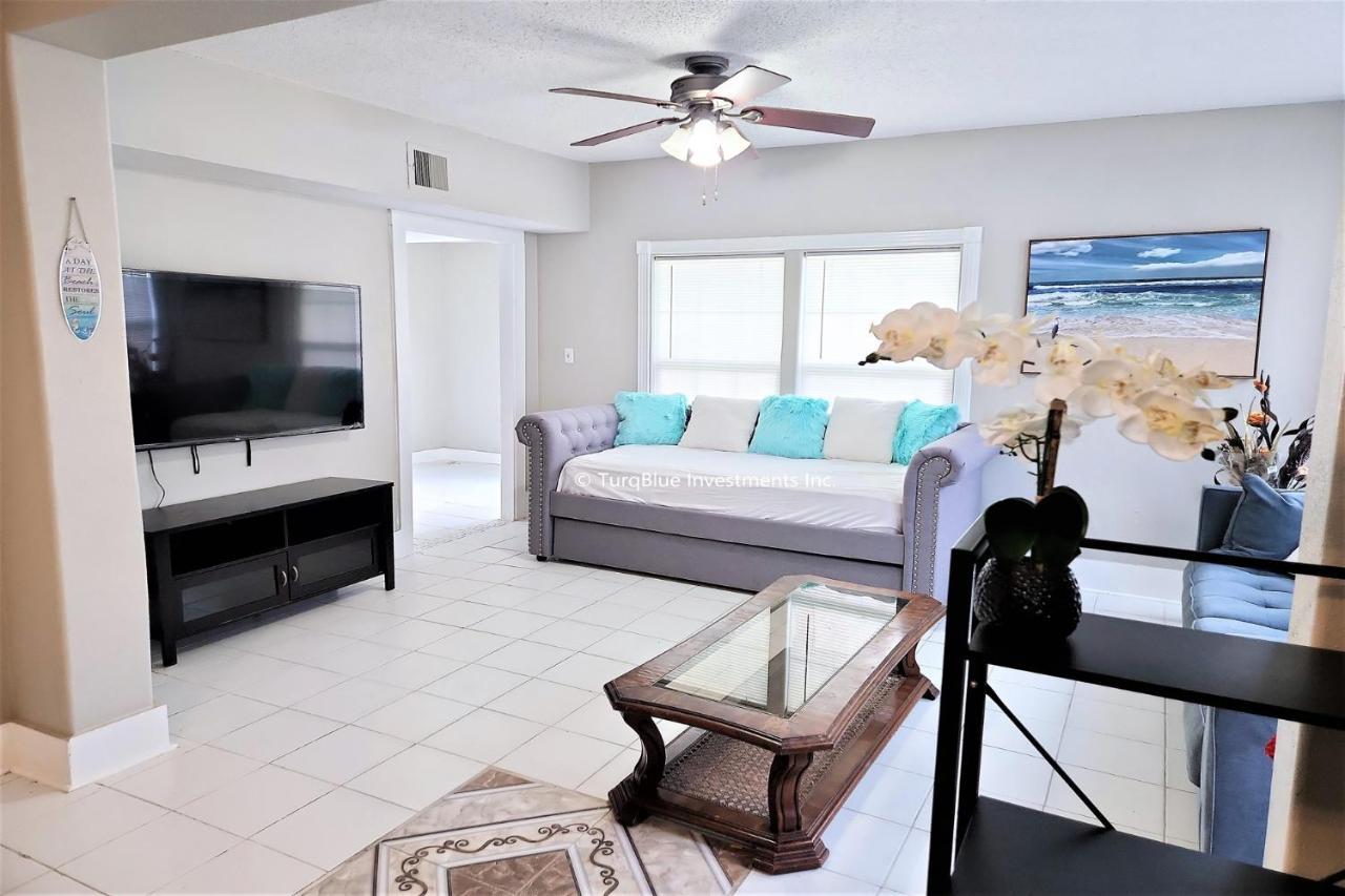 Casaazul-2605A-Couples Retreat By Beach & Pleasure Pier 1 Block Away- 2Bed 2Bath- 7 Minutes To Cruise Terminal Galveston Exterior foto
